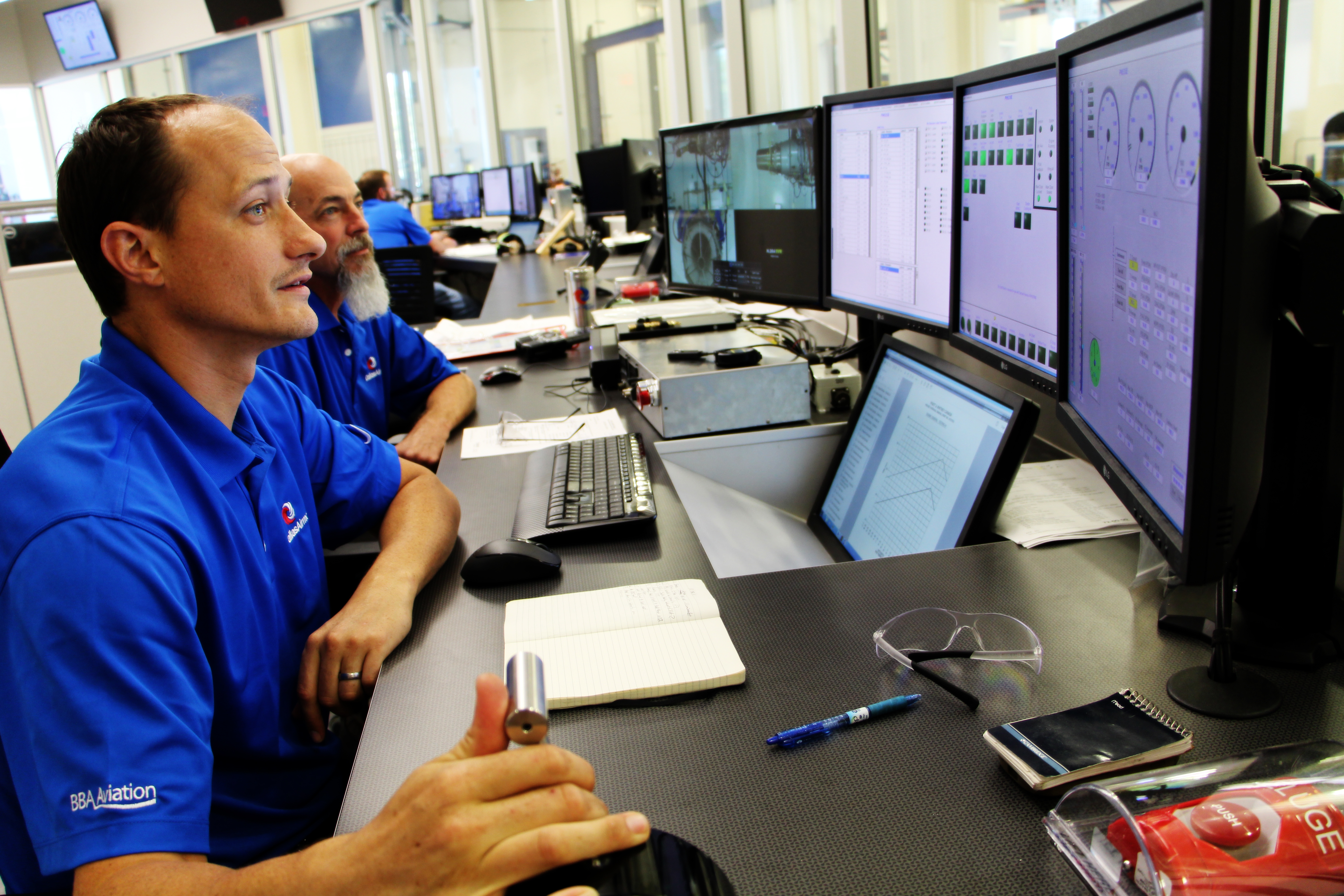 DFW Center - Engine Test Center Control Room